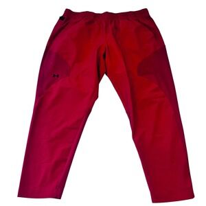 Under Armour Women's XL Woven Training Pants Coral Running Hiking Golf